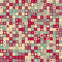 Abstract Geometric Pattern generative computational art illustration