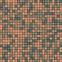 Abstract Geometric Pattern generative computational art illustration