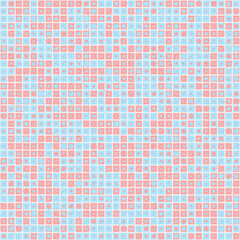 Abstract Geometric Pattern generative computational art illustration