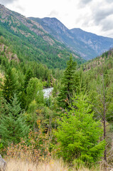 Majestic mountains in British Columbia, Canada.