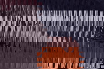 Modern background with dead pixel and bug, glitch and error signal. Optical distortion, overlapping geometric. It can be used for web design, printed products and visualization of music.