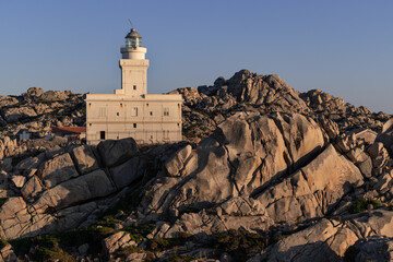 Sunset at the Capotesta Lighthouse in Sardinia