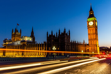 Fototapeta na wymiar Big Ben in London at night
