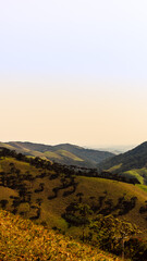 sunset in the mountains