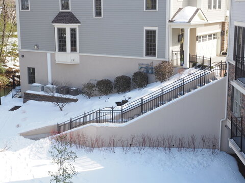 A Long Way Down The Outdoor Staircase.