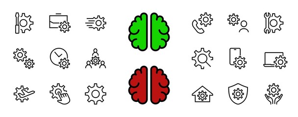 A simple set of settings and options related to Vector Line Icons. Contains icons such as set time, business, phone, and more. Editable Stroke.. 480x480