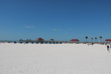 Holiday at Clearwater Beach in Tampa, Florida USA