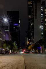 Fototapeta na wymiar city street at night