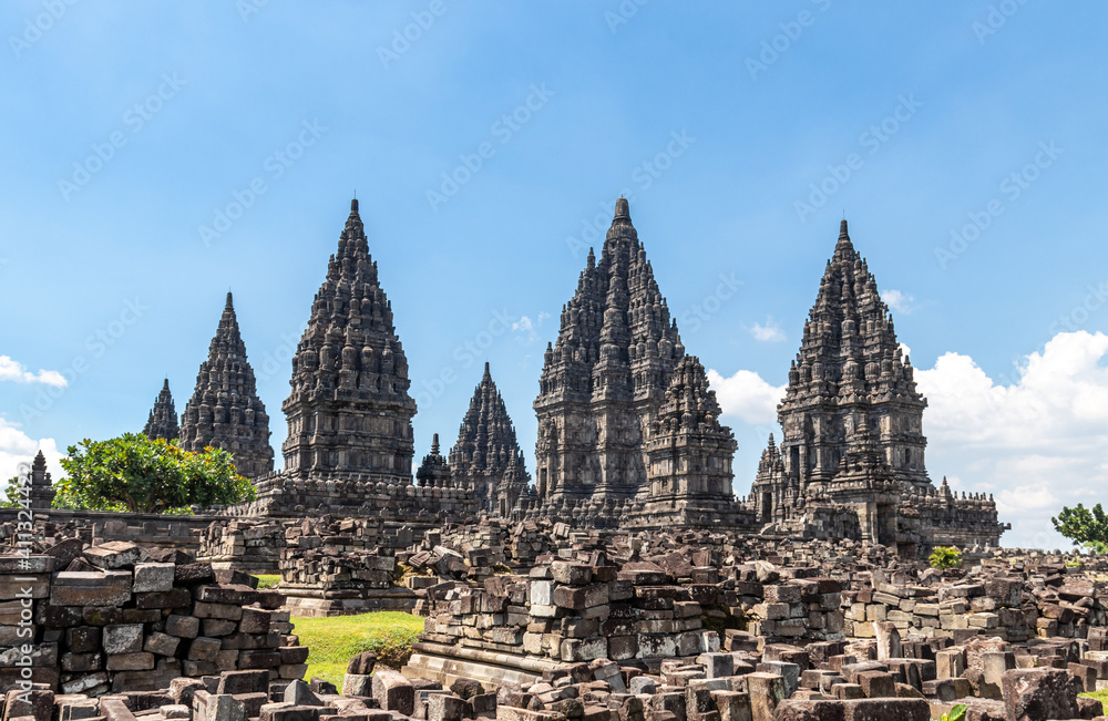 Canvas Prints Temples de Prambanan, Indonésie