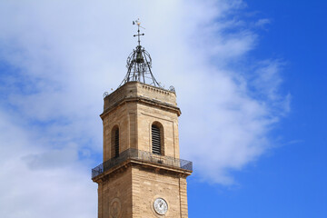 Architectural style in Pezeneas, in the south of France