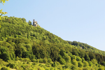 Reussenstein Castle ruins in Baden-Wuerttemberg, German