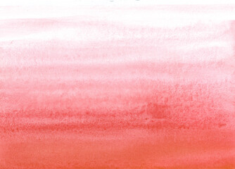 赤の手描きの水彩背景素材