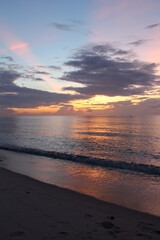 Obraz premium sunset on the beach