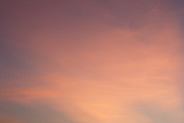 beautiful colorful sky and cloud in twilight time background