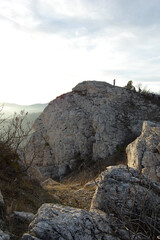 on the ridge above the Moldavian monastery