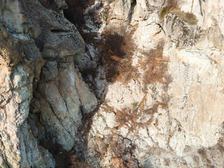 Aerial view of Ancient Thracian sanctuary Dazhdovnitsa, Bulgaria