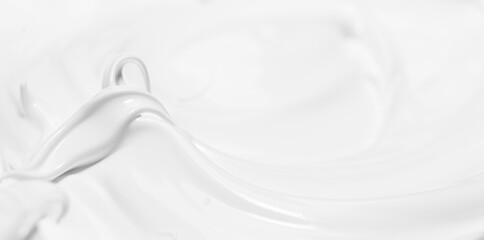 cream on a white background