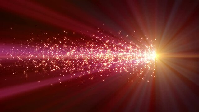 light particle spark ray motion 4k