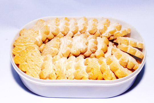 Eid Cookies On A White Background