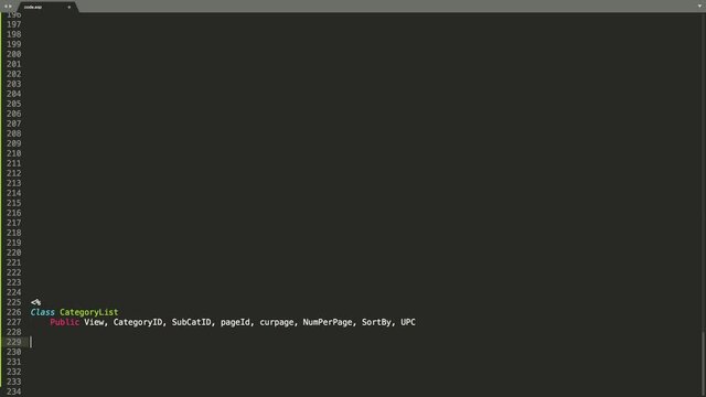 Asp Programming Language Source Code Typing Effect. Asp Programmer Ticker Colored Commands Editor Screen. Network Development Technology Education. Brown Background. 