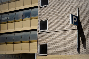 Obraz premium facade of a building with windows