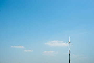 wind turbine against sky