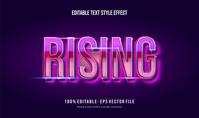 Obraz premium Modern Editable text style effect . Vector File Editable 