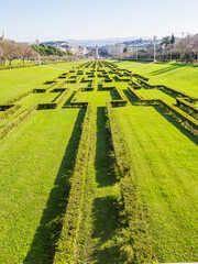 Eduardo VII park and gardens in Lisbon