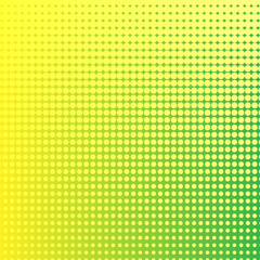 Abstract dots halftone concept vector green and yellow