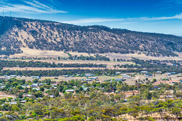 Fototapeta na wymiar Mount Brown Lookout with views of the town of York and Mt Bakewell