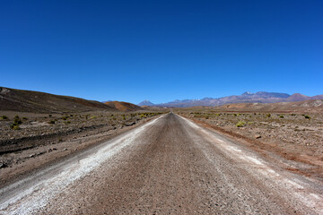Fototapeta na wymiar road in the Atacama Highlands, Chile