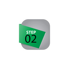 step 02 label vector template design illustration