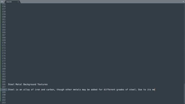 Text Source Typing Effect. Text Writer Ticker Editor Screen. Dark Blue Background. 5 Minutes 38 Seconds, 16:9 Screen Format