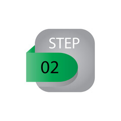 step 02 label vector template design illustration