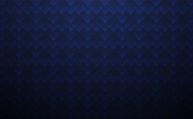 Geometric shape gradient on dark blue abstract background. Vector illustration