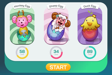 Game Character Design Set: Pet Origin 1