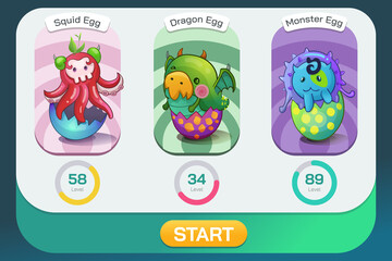 Game Character Design Set: Pet Origin 1