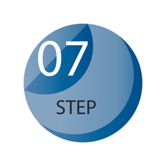 step 07 label vector template design illustration