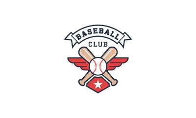 Baseball badge,sport logo,team identity,vector illustration