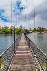 Stretching across the Avon River in Northam, the Suspension Bridge is one of the longest pedestrian bridges in Australia.