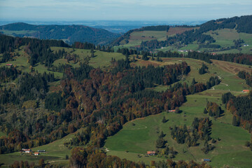 alp landscape in bavaria in autumn