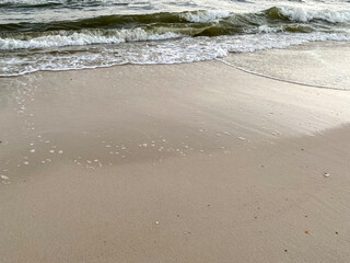 footprints on the beach