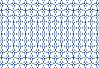 Beautiful blue and white background pattern, for wall decoration, or tile pattern.