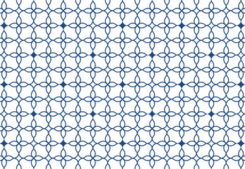 Beautiful blue and white background pattern, for wall decoration, or tile pattern.