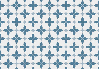Beautiful blue and white background pattern, for wall decoration, or tile pattern.
