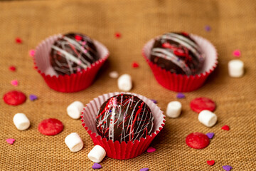 Hot Cocoa Bomb for making hot chocolate drink