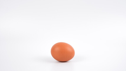 An egg isolated with white background.