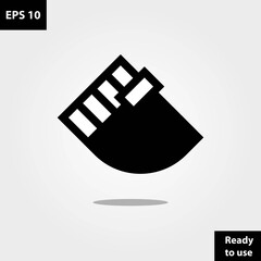 Strong hand gorilla kong fitness logo company, logo vector template design. Ready to use, easy for edit. © reziart