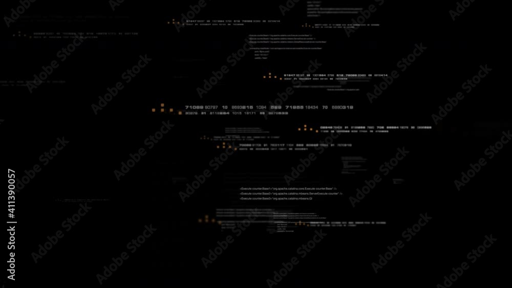 Poster Futuristic simulation of 5G network concept, artificial intelligence quantum physic matrix particles deep learning performing analytic computational head up display loop background with alpha channel