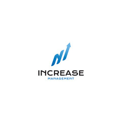 increase financial logo design